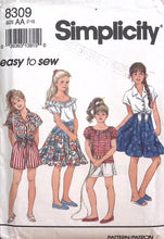 Load image into Gallery viewer, Vintage Sewing Pattern: Simplicity 8309