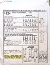 Load image into Gallery viewer, Vintage Sewing Pattern: McCalls 4924