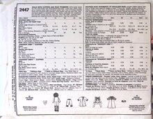 Load image into Gallery viewer, Vintage Sewing Pattern: McCalls 2447