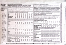 Load image into Gallery viewer, Sewing Pattern: Simplicity 8708