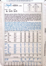 Load image into Gallery viewer, Vintage Sewing Pattern: Style 4884