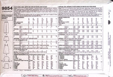 Load image into Gallery viewer, Sewing pattern: Simplicity 9854