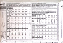 Load image into Gallery viewer, Sewing Pattern: Simplicity 8607