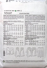 Load image into Gallery viewer, Sewing Pattern: Vogue V9107