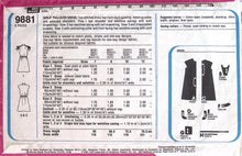 Load image into Gallery viewer, Vintage Sewing Pattern: Simplicity 9881