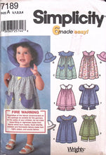 Load image into Gallery viewer, Sewing Pattern: Simplicity 7189