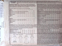 Load image into Gallery viewer, Sewing Pattern: McCalls 4300