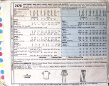 Load image into Gallery viewer, Vintage Sewing Pattern: McCalls 7476
