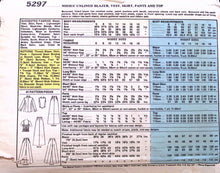 Load image into Gallery viewer, Vintage Sewing Pattern: McCalls 5297