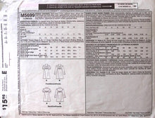 Load image into Gallery viewer, Sewing Pattern: McCalls M5699