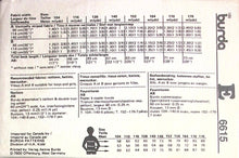 Load image into Gallery viewer, Vintage Sewing Pattern: Burda 6615