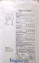 Load image into Gallery viewer, Vintage Sewing Pattern: Vogue 5320