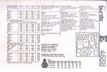 Load image into Gallery viewer, Vintage Sewing Pattern: Burda 4888