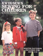 Load image into Gallery viewer, Kwik Sew's Sewing For Children By Kerstin Martensson