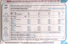 Load image into Gallery viewer, Vintage Sewing Pattern: Simplicity 7792