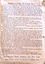 Load image into Gallery viewer, Vintage Sewing Pattern: Home Journal 11474