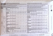 Load image into Gallery viewer, Sewing Pattern: Simplicity 2338