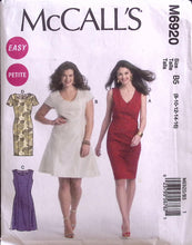 Load image into Gallery viewer, Sewing Pattern: McCalls M6920