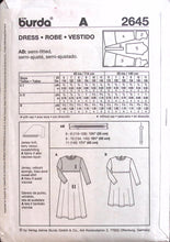 Load image into Gallery viewer, Vintage Sewing Pattern: Burda 2645