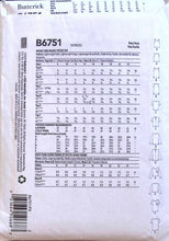 Load image into Gallery viewer, Sewing Pattern: Butterick B6751