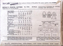 Load image into Gallery viewer, Vintage Sewing Pattern: McCalls 4246