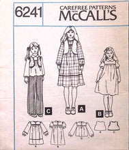 Load image into Gallery viewer, Vintage Sewing Pattern: McCalls 6241