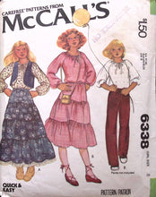 Load image into Gallery viewer, Vintage Sewing Pattern: McCalls 6338