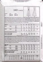 Load image into Gallery viewer, Vintage Sewing Pattern: Style 2451