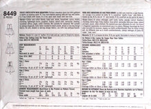 Load image into Gallery viewer, Vintage Sewing Pattern: Simplicity 8449