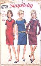 Load image into Gallery viewer, Vintage Sewing Pattern: Simplicity 6726