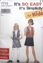 Load image into Gallery viewer, Vintage Sewing Pattern: Simplicity 7715