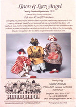 Load image into Gallery viewer, Vintage Craft Pattern: Country Friends Linen & Lace Angel CF15