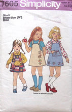 Load image into Gallery viewer, Vintage Sewing Pattern: Simplicity 7605