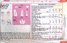Load image into Gallery viewer, Vintage Sewing Pattern: Simplicity 8617
