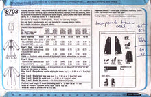 Load image into Gallery viewer, Vintage Sewing Pattern: Simplicity 8703
