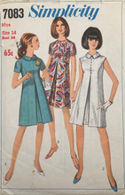 Load image into Gallery viewer, 1967 Vintage Sewing Pattern: Simplicity 7083