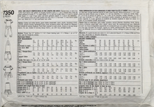 Load image into Gallery viewer, 1991 Vintage Sewing Pattern: Simplicity 7350