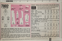 Load image into Gallery viewer, 1968 Vintage Sewing Pattern: Simplicity 7802