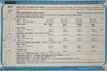 Load image into Gallery viewer, 1981 Vintage Sewing Pattern: Simplicity 8274