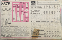 Load image into Gallery viewer, 1972 Vintage Sewing Pattern: Simplicity 8575