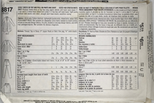 Load image into Gallery viewer, 1980's Vintage Sewing Pattern: Simplicity 8817