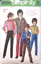 Load image into Gallery viewer, 1974 Vintage Sewing Pattern: Simplicity 9595