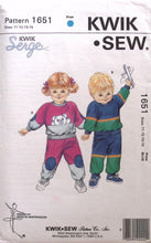 Load image into Gallery viewer, 1980's Vintage Sewing Pattern: Kwik Sew 1651