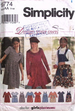 Load image into Gallery viewer, 1995 Vintage Sewing Pattern: Simplicity 9774