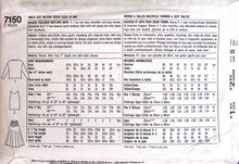 Load image into Gallery viewer, Vintage Sewing Pattern: Simplicity 7150