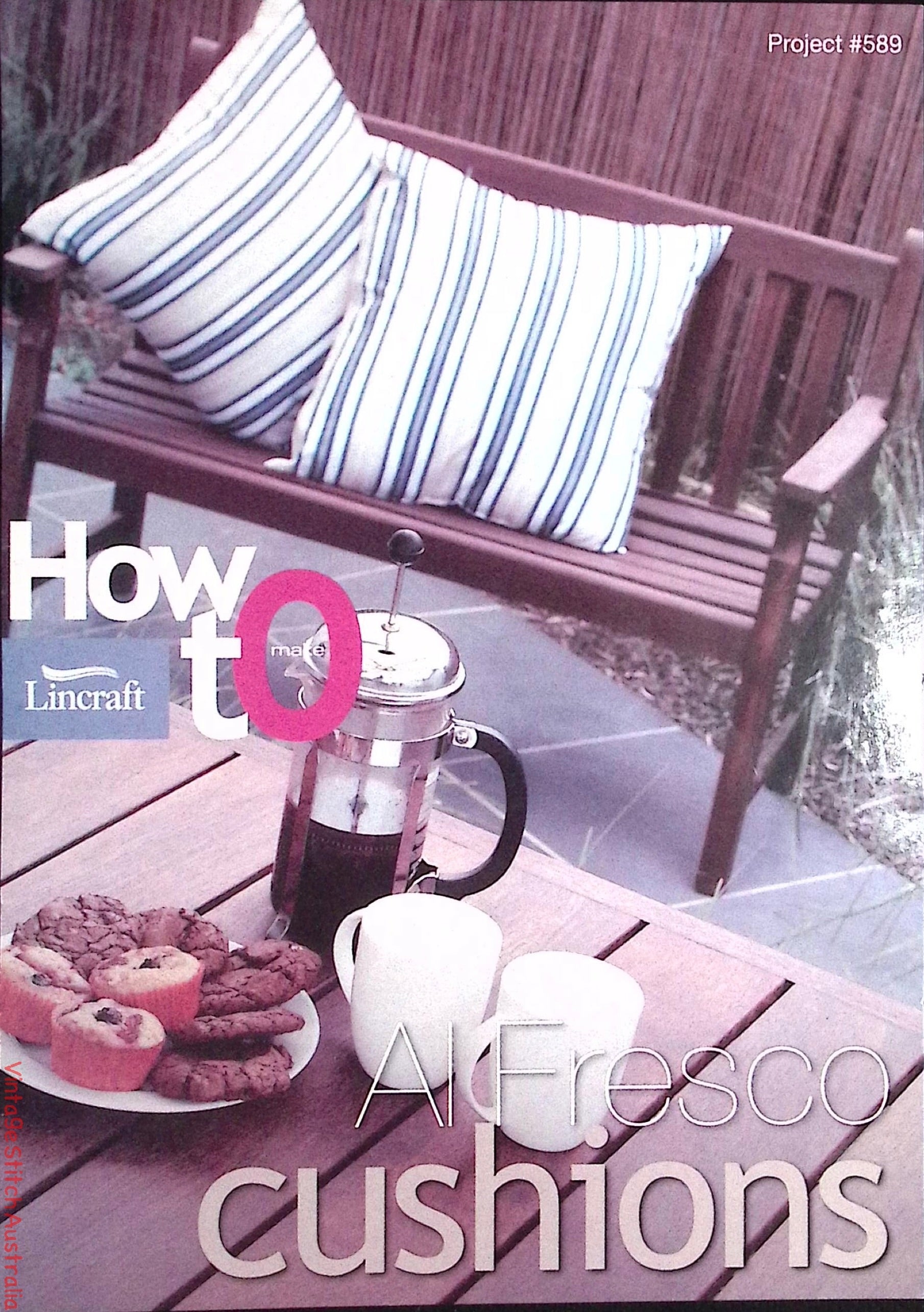 How to Make Al Fresco Cushions by Lincraft Vintage Stitch Australia
