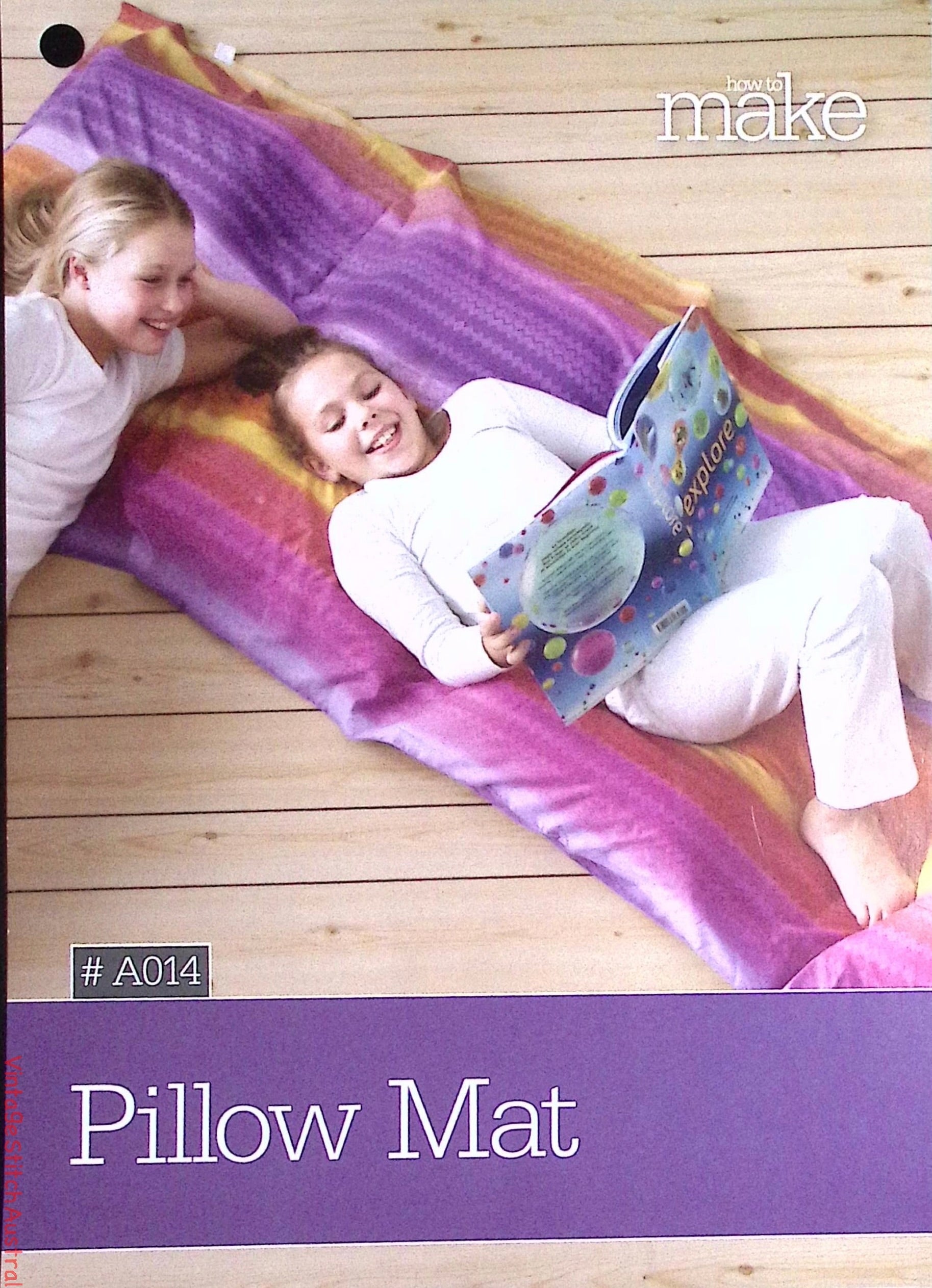 Floor PillowMat by Lincraft Vintage Stitch Australia