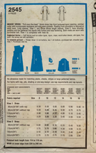 Load image into Gallery viewer, Sewing Pattern: Style 2545