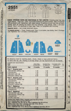 Load image into Gallery viewer, Vintage Sewing Pattern: Style 2551