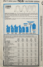 Load image into Gallery viewer, Vintage Sewing Pattern: Style 2986